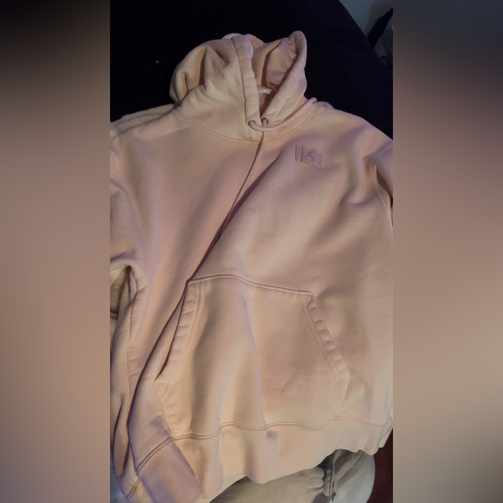 Cream Hoodie with Logo